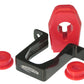 Prothane Ford Mustang Shifter Bushings w/ Billet Bracket - Red