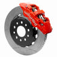 Wilwood AERO6 Front Hat Kit 14.00 Red 2018-Up Jeep JL w/Lines