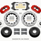Wilwood Narrow Superlite 6R Front Hub Kit 14.00in Drill Red WWE ProSpindle (5x4.75in 5x5.00in Hub)