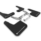 Rally Armor 19-22 Ford Focus ST MK4 (Hatch) Black UR Mud Flap w/ White Logo