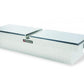 Lund 82-05 Chevy S10 (Long Bed) Ultima Dual Lid Gull Wing Crossover Tool Box - Brite