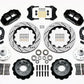 Wilwood Narrow Superlite 6R Front Hub Kit 14.00in Drilled 1965-1969 Mustang Drum Spindle