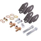 BMR Suspension 15-18 Ford Mustang S550 Rear Camber Adjustment Lockout Kit - Black Hammertone