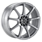 Enkei EDR9 18x7.5 5x100/114.3 38mm Offset 72.6 Bore Diameter Silver Wheel