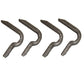 Lund 07-17 Chevy Silverado 1500 Std. Cab EZ Running Board Mounting Bracket Kit - Brite