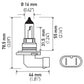 Hella Optilux XB White Halogen Bulbs HB4 12V 80W (2 pack)