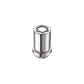 McGard Wheel Lock Nut Set - 4pk. (Tuner / Cone Seat) M12X1.25 / 13/16 Hex / 1.24in. Length - Chrome