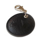 Akrapovic Round Leather Keychain - black