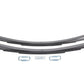 Hellwig Late Model Dodge/Ford/GM LP- To 3500lb Level LC 4 Leaf Stack Helper Spring w/o Mounting Kit