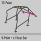 Cusco Roll Cage Safety21 10pt Dash Escape Z33