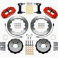 Wilwood Narrow Superlite 6R Front Hat Kit 12.88in Red 2012-Up Toyota / Scion FRS w/ Lines