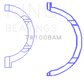 King Nissan QR25DE DOHC 16 Valve Thrust Washer Set