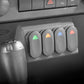 Rugged Ridge Lower Switch Panel Kit 07-10 Jeep Wrangler JK