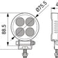 Hella ValueFit LED Work Light TR1700 LED MV CR LT