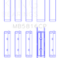 King Ford 391CI 32V Turbo V8 Power Stroke/ O/S .040in (Size 0.25) Main Bearing Set