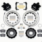 Wilwood Combination Parking Brake Rear Kit 12.88in Drilled 2013-Up Ford Focus ST w/ Lines