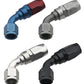 Fragola -8AN x 60 Degree Power Flow Hose End - Black