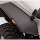 Bushwacker 07-18 Jeep Wrangler Flat Style Flares 2pc - Black