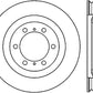 StopTech 10-17 Lexus GX460 / 10-17 Toyota 4Runner Cryo Slotted Front Right Sport Brake Rotor