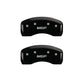 MGP 4 Caliper Covers Engraved Front & Rear MGP Black Finish Silver Char 2018 Chevrolet Equinox