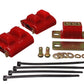 Energy Suspension 73-92 Chevrolet Camaro Red Motor and Transmision Mounts; Zinc Finish