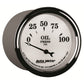 AutoMeter Gauge Oil Press 2-1/16in. 100PSI Elec Old Tyme White II