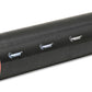 Vibrant Silicone Straight Hose Coupler 0.875in ID x 12.00in Long - Gloss Black