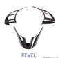 Revel GT Dry Carbon Steering Wheel Insert Covers 14-17 Mazda Mazda3 - 3 Pieces