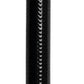 Fragola -10AN Ext Black PTFE Hose Assembly Straight x Straight 48in