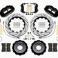 Wilwood Narrow Superlite 6R Front Hat Kit 14.00in Drilled 2013-Up Ford Focus ST w/ Lines