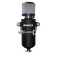 Moroso 12AN Male Fittings Catch Can Breather Tank - Black Powder Coat