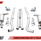 AWE Tuning 2017+ Challenger 5.7L Touring Edition Exhaust - Non-Resonated - Chrome Silver Quad Tips