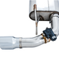 AWE Tuning Ford Focus RS SwitchPath Cat-back Exhaust - Chrome Silver Tips