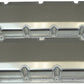 Moroso Chevrolet Big Block Valve Cover w/Billet Rail - No Logo - Exhaust & Intake Pockets - Aluminum