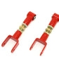 BMR 79-04 Fox Mustang Upper Control Arms On-Car Adj. w/ Spherical Bearings - Red