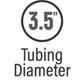MagnaFlow Clamp 3.50inch TORCA SS 1.25inch 10pk