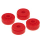 Prothane Universal Shock Bushings - Stem Type - Small Nipple - Red