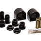 Energy Suspension 88-96 Chevy Corvette Black 24mm Front Sway Bar Bushing Set (End Links Inc)