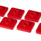 Prothane 74.5-80 MG MGB Front Crossmember Mounts - Red