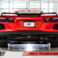 AWE Tuning 2020 Chevrolet Corvette (C8) Track Edition Exhaust - Quad Diamond Black Tips