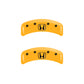 MGP 4 Caliper Covers Engraved Front Honda Rear H Logo Yellow Finish Black Char 2003 Honda Element