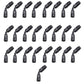Russell Performance -10 AN Black 45 Degree Full Flow Hose End