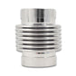 Vibrant SS Bellow Assembly w/ Liner 1.875in Inlet/Outlet ID x 2.75in OAL Electro Polished