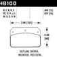 Hawk Wilwood Dynalite Caliper 12mm Street DTC-60 Brake Pads
