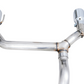 AWE Tuning 2021+ Ford Bronco 0FG Dual Rear Exit Exhaust w/Chrome Silver Tips & Bash Guard