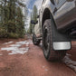 Husky Liners Universal 12in Wide Black Rubber Rear Mud Flaps w/ Weight