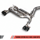 AWE Tuning BMW F3X N20/N26 328i/428i Touring Edition Exhaust Quad Outlet - 80mm Diamond Black Tips