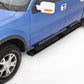 Lund 07-17 Chevy Silverado 1500 Crew Cab 6in. Oval Straight Black Nerf Bars - Black