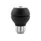 Momo Race Shift Knob - Black Airleather, Aluminum Insert