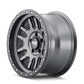Dirty Life 9309 Canyon Pro 17x9/6x139.7 BP/0mm Offset/106mm Hub Satin Graphite Whl - Beadlock